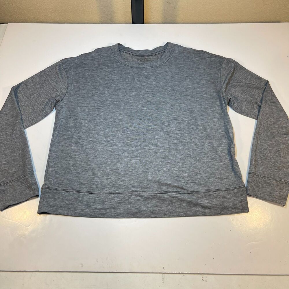 Patagonia Womens Twist Back Long Sleeve Stretch Top Shirt Sz M